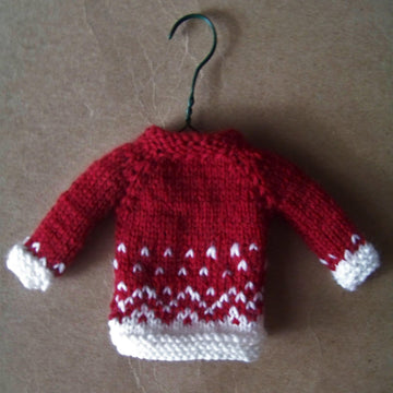 Christmas Tree Ornament Tiny Henley Raglan II