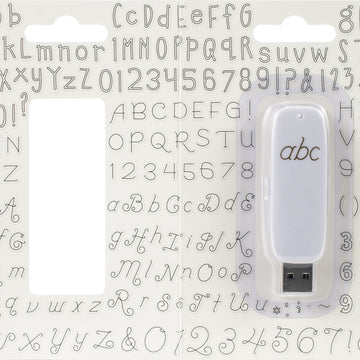 We R Memory Keepers Foil Quill USB Artwork Drive - Alphabet