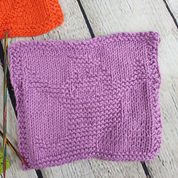 Halloween knitted Granny Squares