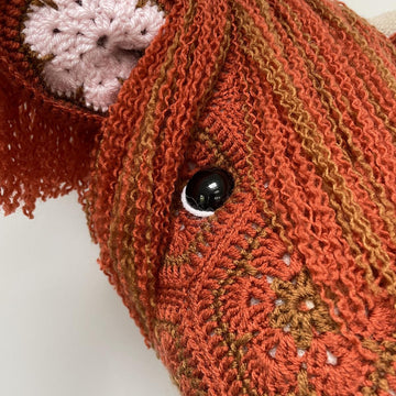 Heather the African flower highland cow head