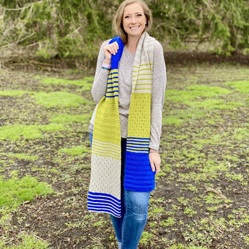 Triple Shift Scarf