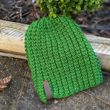 Evergreen knit hat