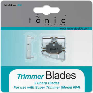 Tonic Studios Super Trimmer Replacement Blades 2/Pkg - Straight; For 604 & 159E