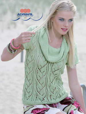 Sylvia Sweater in Adriafil Nature - Downloadable PDF