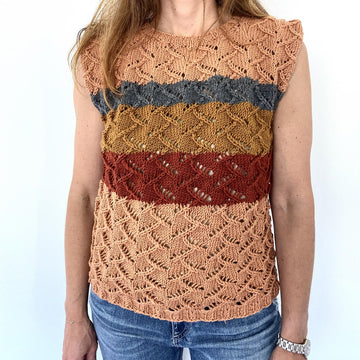 Sleeveless fall sweater