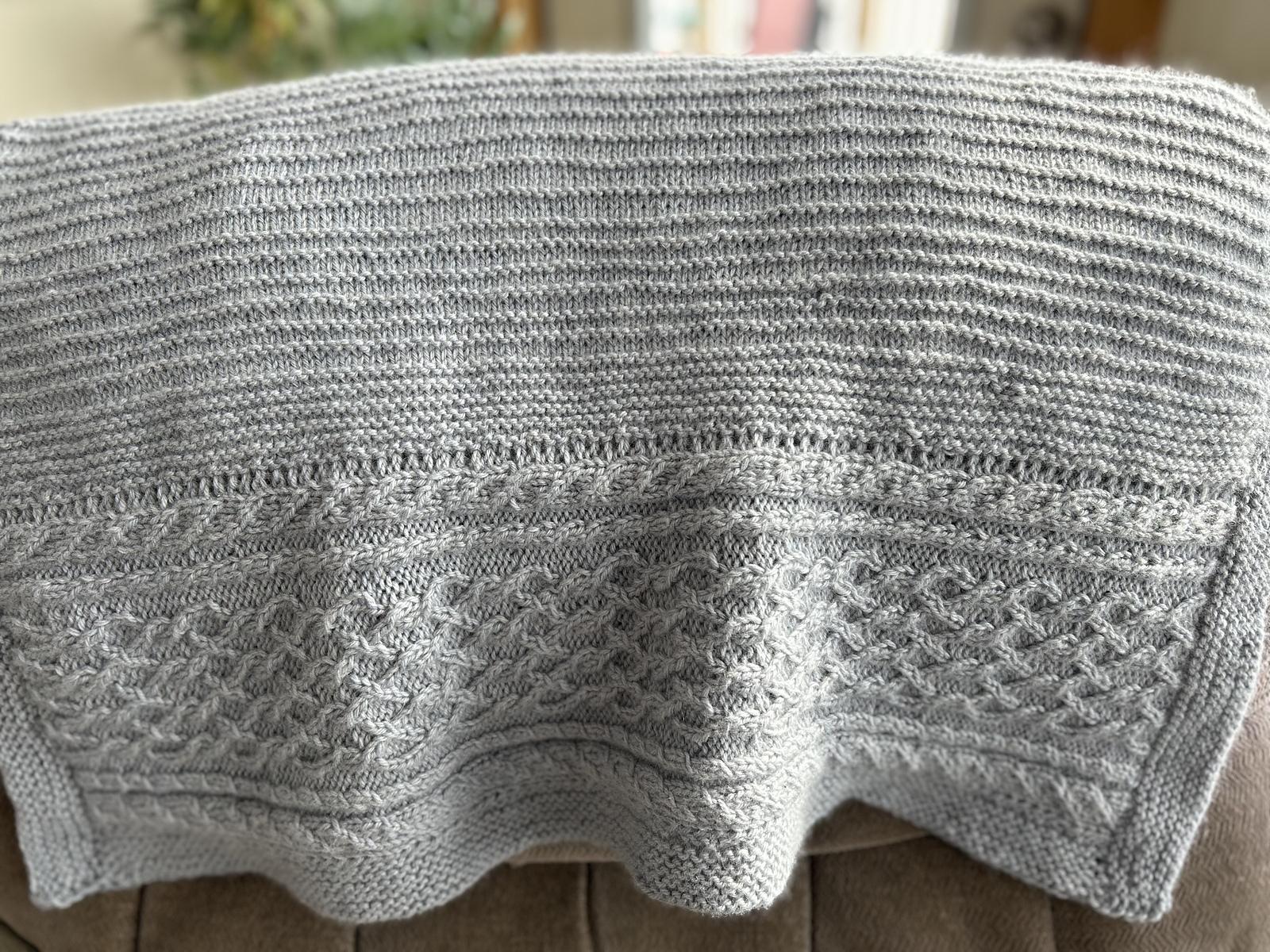 Gently Cabled Blanket