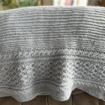 Gently Cabled Blanket