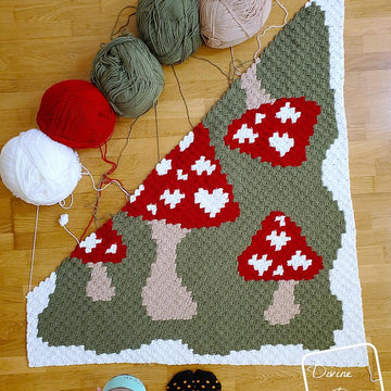 Mushroom Love Blanket