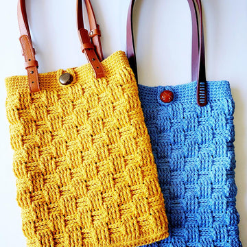 Basketweave Laptop Bag