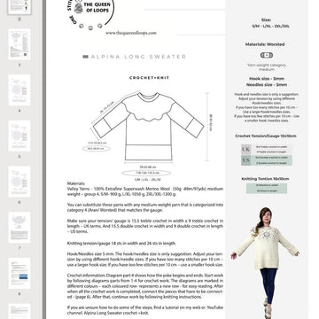 Alpina long sweater