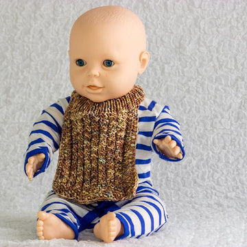 Slip On Baby Bib In Three Different Designs