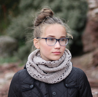 Latte infinity scarf