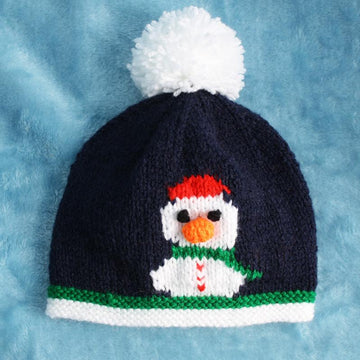 Snowman Hats DK Knitting Pattern P1 — Elizabeth Primrose Patterns