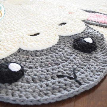 Baa Baa Easter Lamb Rug