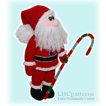 Santa Claus Crochet Pattern, Father Christmas Crochet Pattern, Doll Crochet Pattern, Amigurimi Santa Claus