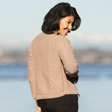 Budded Vine Cardigan in Cascade Yarns Friday Harbor - W747 - Downloadable PDF