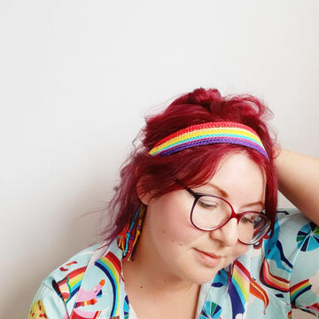 Super Simple Rainbow Headband