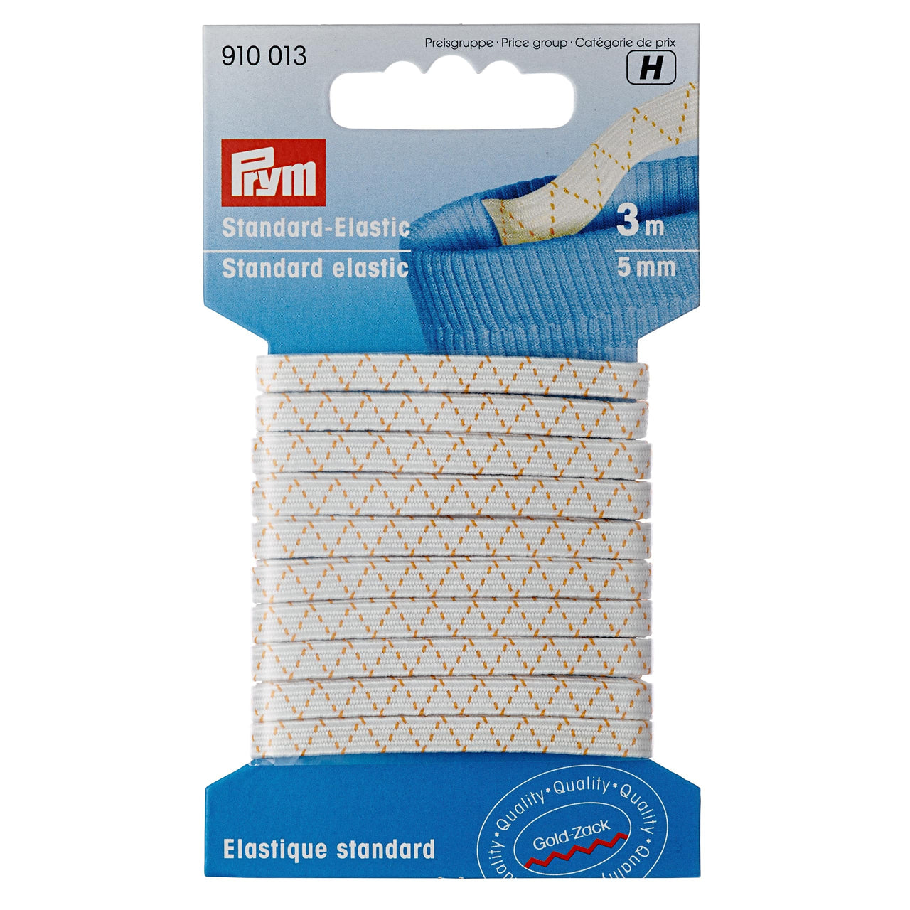 Prym Standard Elastic 5 mm x 3m White