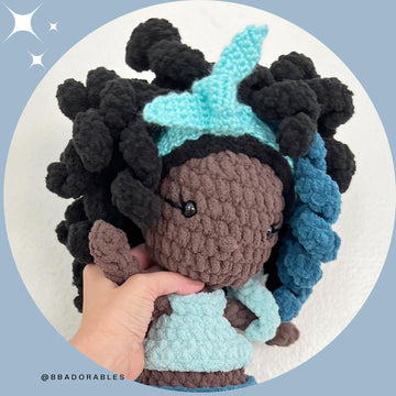 Ola - Mermaid Crochet Pattern, Plushie Mermaid