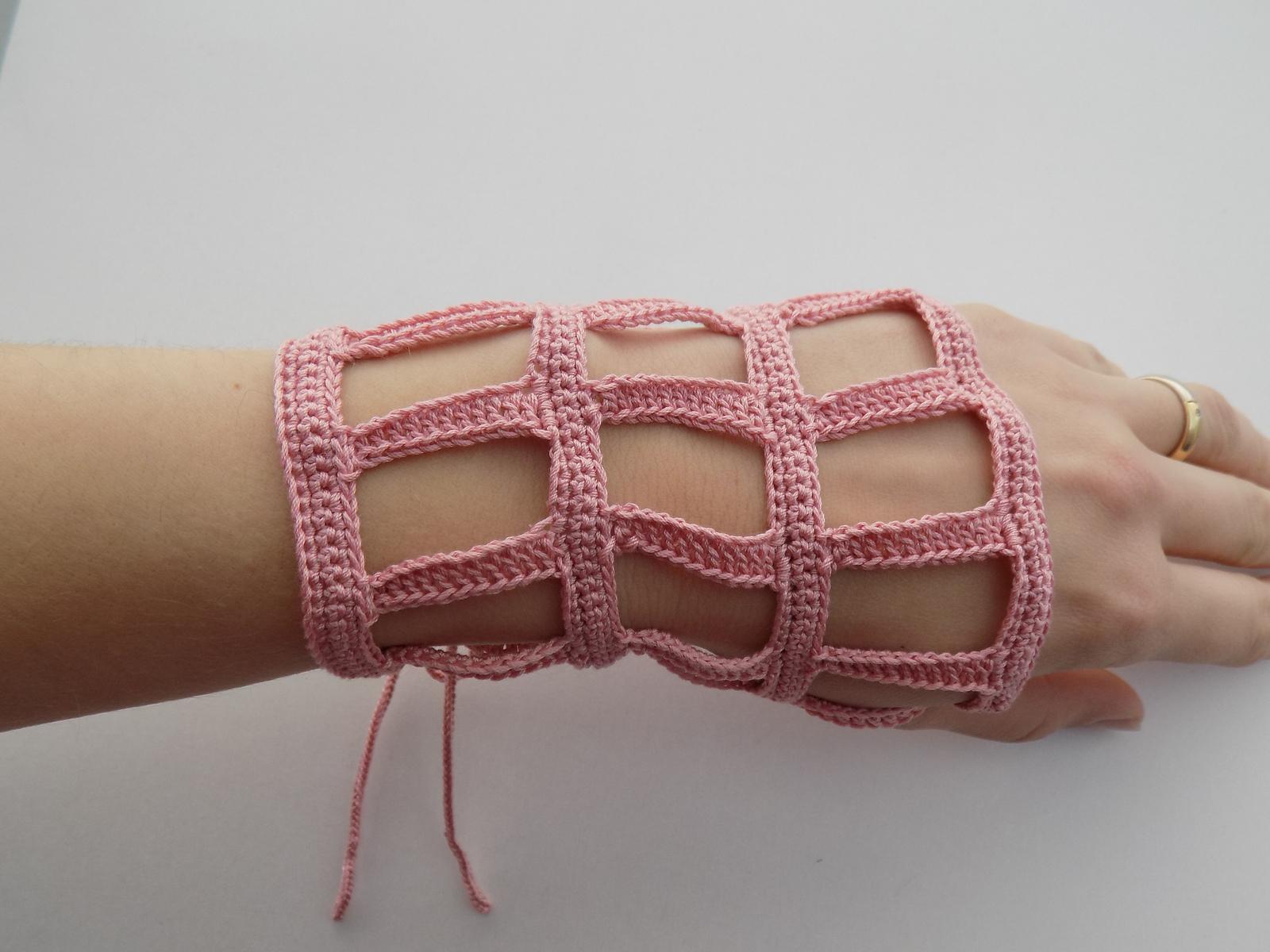 Romantic Lace Fingerless Gloves Crochet Pattern