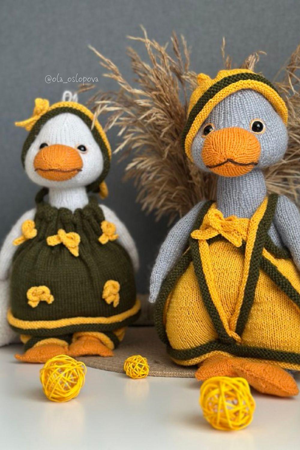 Spring Knitting Toy Clothes for Geese – Theo & Mabel