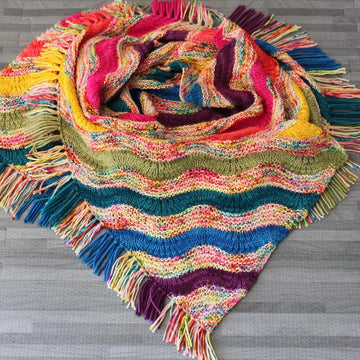 Spring Fringe Scarf