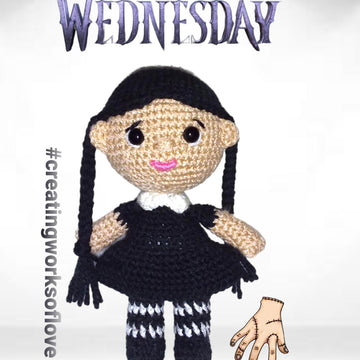 Wednesday Doll Amigurumi