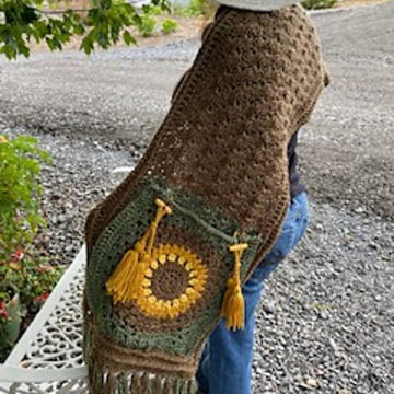 Sunflower Pocket Shawl