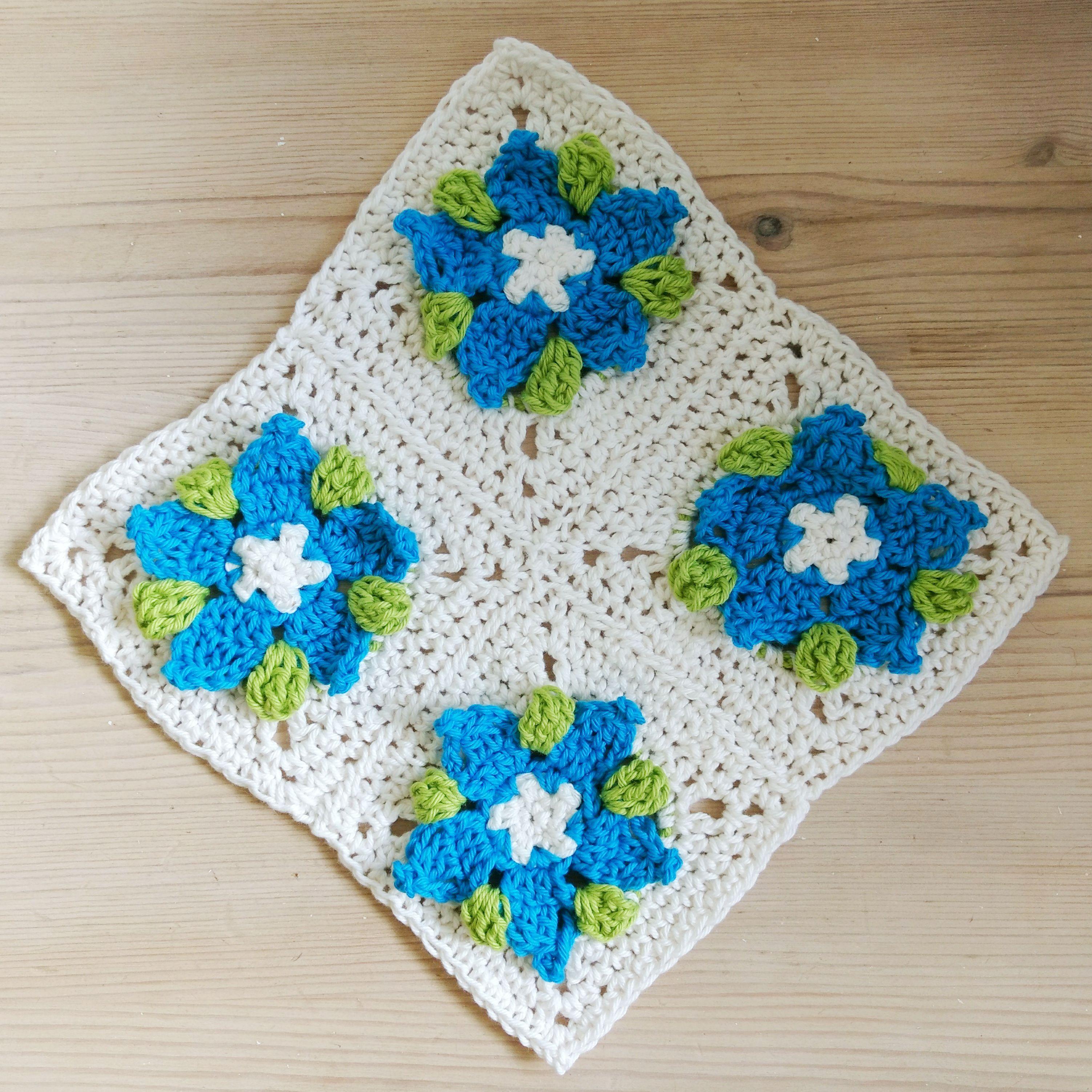 Gentian 8 inch square