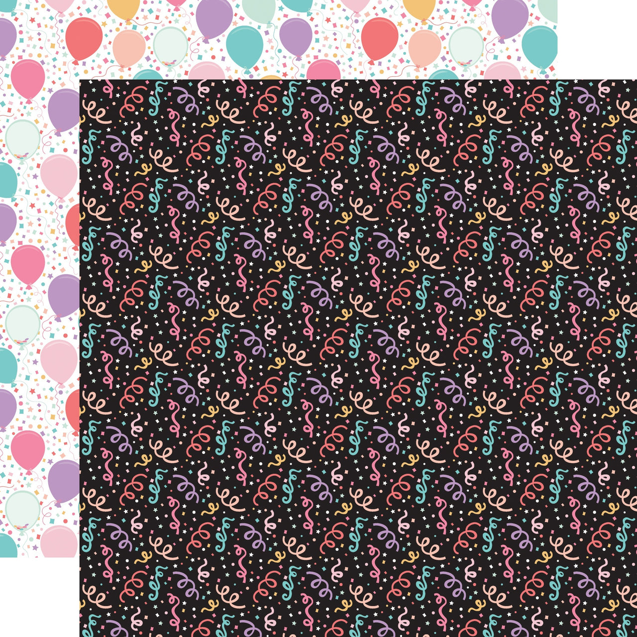 Echo Park Paper It's Your Birthday Girl Double-Sided Cardstock 12"X12" 25/Pkg - Girl Confetti
