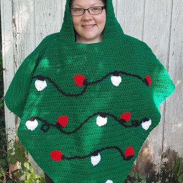 Christmas Tree Poncho