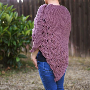 Knit Falling Leaves Shawl