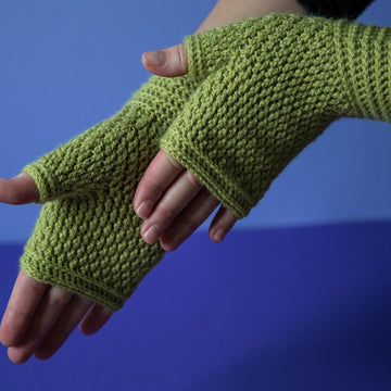Warm hugs fingerless mittens