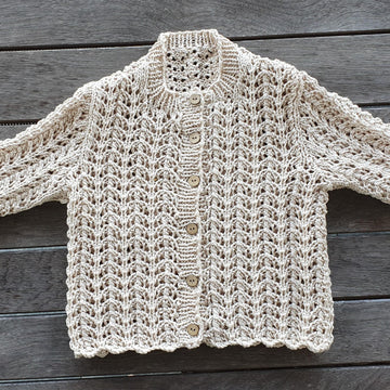 Justine - Long or short sleeve lace cardigan