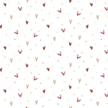 Poppy Fabrics - Digital Heart Jersey