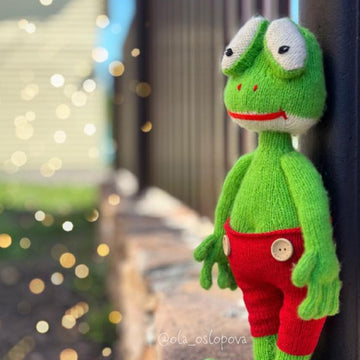 Frog knitting pattern