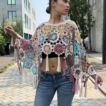 Fortune Flower Poncho
