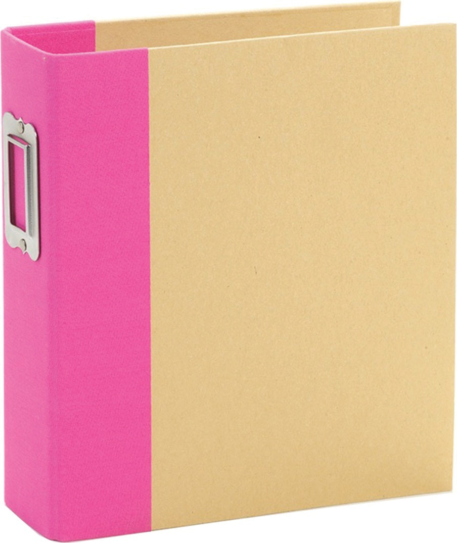 Simple Stories Sn@p! Binder 6"X8" - Pink