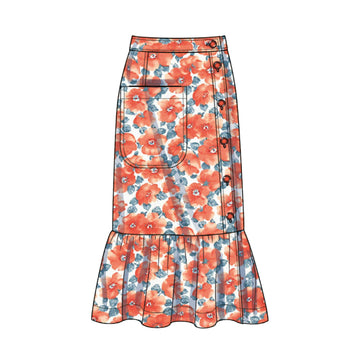 Simplicity Misses' Top and Skirts S9552 - Sewing Pattern