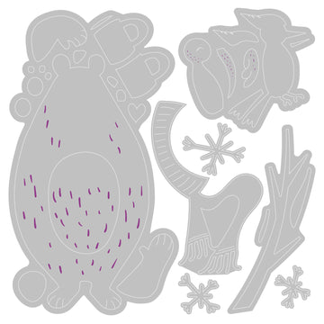 Sizzix Thinlits Die Set 8PK - Cozy Winter