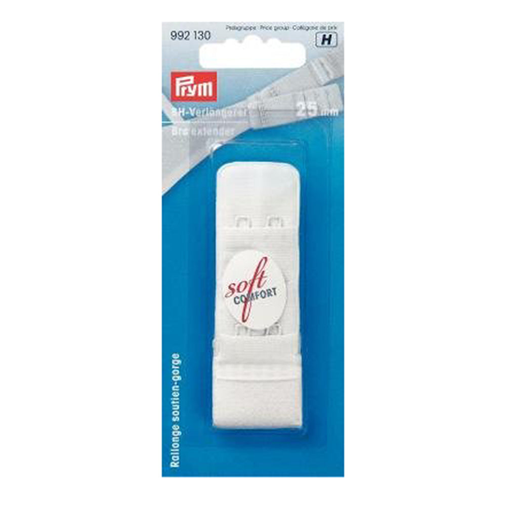 Prym 25mm White Bra Extender