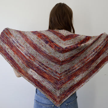 Sienna Harvest Berry Shawl