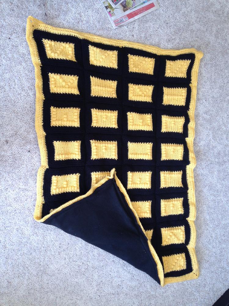Steelers Inspired Afghan