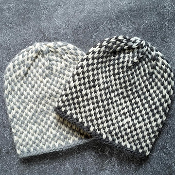 Mosaic Hat - Chunky Knit Beanie Hat