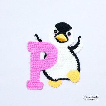 P for Penguin Applique
