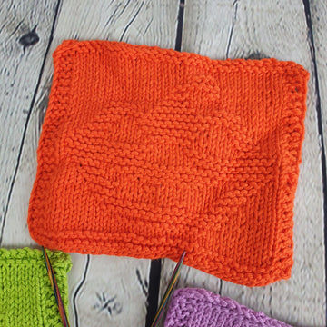 Halloween knitted Granny Squares