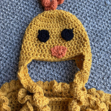Crochet Baby Easter Chick Suit