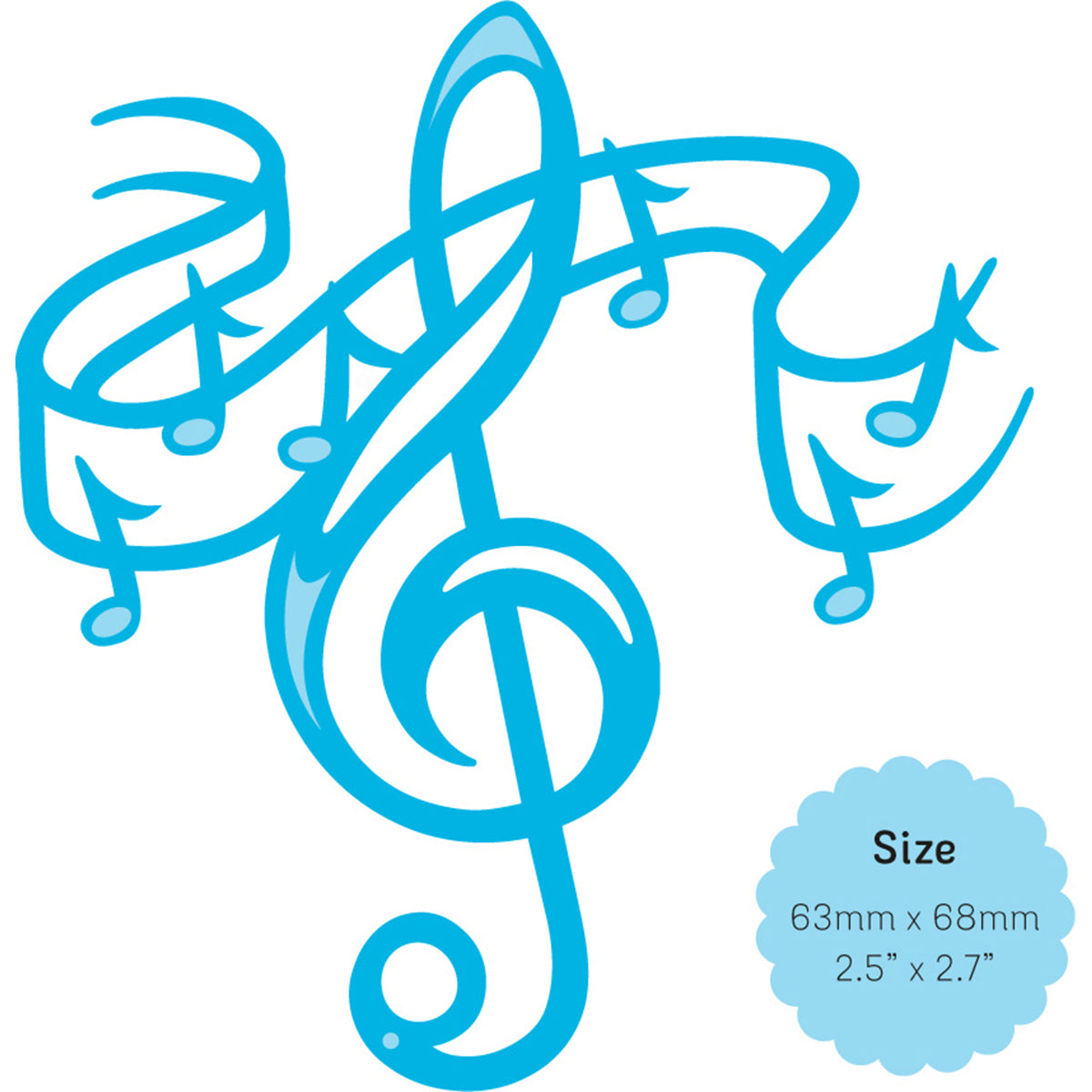 Tonic Studios Rococo Petite Die - Trebel Clef