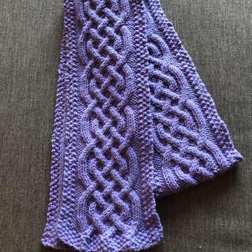 Celtic Cable Scarf