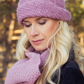 Cable knit Winter hat "Katarina"